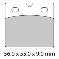 Ferodo FDB108CPRO Disc Pad Set (2 pc) - Ceramic Carb. - Non-Sint. (Race/Track)