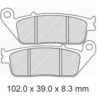 Ferodo FDB570XRAC Disc Pad Set (2 pc) - Sinter XR Array Cooling - Sintered