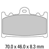 Ferodo FDB574XRAC Disc Pad Set (2 pc) - Sinter XR Array Cooling - Sintered