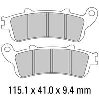 Ferodo FDB2075EF Disc Pad Set (2 pc) - ECO Friction Carbon Grip - Non-Sint.