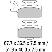 Ferodo FDB2110SG Disc Pad Set (2 pc) - Sinter Grip SG - Sintered