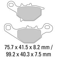 Ferodo FDB2133EF Disc Pad Set (2 pc) - ECO Friction Carbon Grip - Non-Sint.