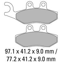 Ferodo FDB2142EF Disc Pad Set (2 pc) - ECO Friction Carbon Grip - Non-Sint.