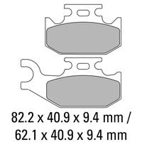 Ferodo FDB2149SG Disc Pad Set (2 pc) - Sinter Grip SG - Sintered