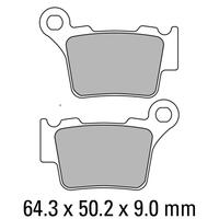 Ferodo FDB2165EF Disc Pad Set (2 pc) - ECO Friction Carbon Grip - Non-Sint.