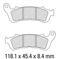 Ferodo FDB2196EF Disc Pad Set (2 pc) - ECO Friction Carbon Grip - Non-Sint.