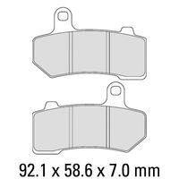 Ferodo FDB2210ST Disc Pad Set (2 pc) - Sinter Grip ST - Sintered