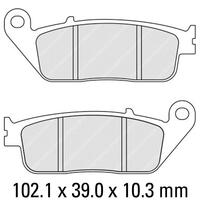 Ferodo FDB2225EF Disc Pad Set (2 pc) - ECO Friction Carbon Grip - Non-Sint.