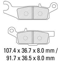 Ferodo FDB2230SG Disc Pad Set (2 pc) - Sinter Grip SG - Sintered