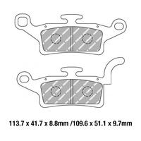 Ferodo FDB2264EF Disc Pad Set (2 pc) - ECO Friction Carbon Grip - Non-Sint.