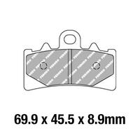 Ferodo FDB2266EF Disc Pad Set (2 pc) - ECO Friction Carbon Grip - Non-Sint.