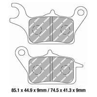 Ferodo FDB2297EF Disc Pad Set (2 pc) - ECO Friction Carbon Grip - Non-Sint.