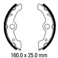 Ferodo Brake Shoe Set - FSB933