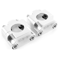 SPP Mounts 7/8 - 11/8 Kit Silver