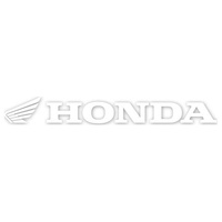 Factory Effex Die Cut Sticker 12" Honda White