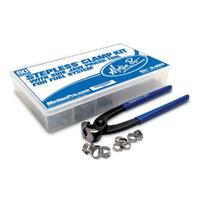 Motion Pro Stepless Clamp Fuel Line Fittings Kit, 70pcs with Pincer Tool