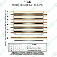 Newfren Clutch Kit - Fibres & Steels Sintered same as 1-F1567AC