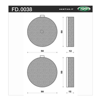 Newfren Brake Pads - Touring Organic