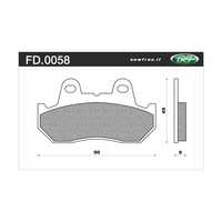 Newfren Brake Pads - Touring Organic