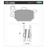 Newfren Brake Pads - Off Road Dirt Sintered