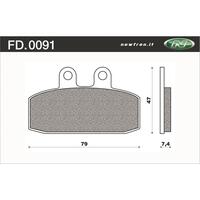 Newfren Brake Pads - Road TT PRO Sintered