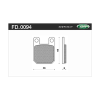 Newfren Brake Pads - Off Road Dirt Sintered