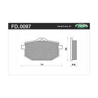 Newfren Brake Pads - Touring Organic