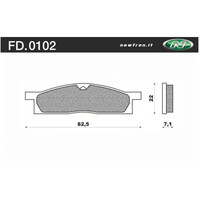 Newfren Brake Pads - Toouring Sintered