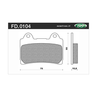 Newfren Brake Pads - Touring Sintered