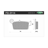 Newfren Brake Pads - Touring Organic