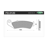 Newfren Brake Pads - Off Road Dirt Sintered