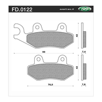 Newfren Brake Pads - Off Road Dirt Organic