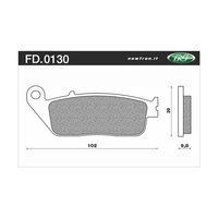 Newfren Brake Pads - Touring Sintered