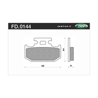 Newfren Brake Pads - Touring H/D Sintered