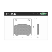 Newfren Brake Pads - Touring H/D Sintered