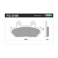 Newfren Brake Pads - Touring Organic