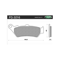 Newfren Brake Pads - Touring Sintered