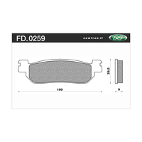 Newfren Brake Pads - Touring Organic