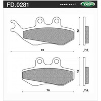 Newfren Brake Pads - Off Road Dirt Organic