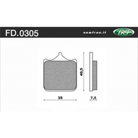 Newfren Brake Pads - Touring Sintered