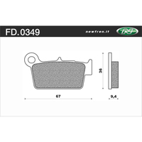 Newfren Brake Pads - Off Road Dirt Race Sintered