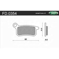 Newfren Brake Pads - Off Road Dirt Sintered