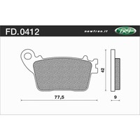 Newfren Brake Pads - Touring Sintered