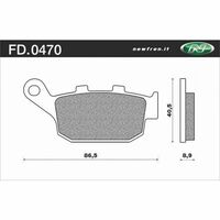 Newfren Brake Pads - Touring Sintered