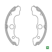 Newfren Brake Shoes (1-GF1276)