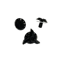 Troy Lee Designs D4 Visor Screw Side Black Each