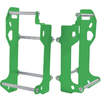 CrossPro Radiator Guard Kawasaki KXF 250 2009 - Green