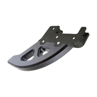 CrossPro Rear Disc Guard Aluminum Black / DTC Black