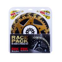 RK Race Chain & Spr. Kit (Pro) - Gold/Gold - 13/50 RM-Z250 ('13-19)