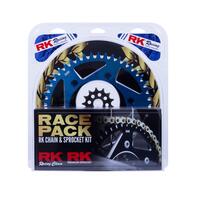 RK Race Chain & Spr. Kit (Pro) - Gold/Blue - 13/50 YZ450F ('03-20)